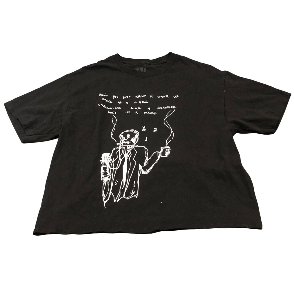 Hozier Graphic T-Shirt Unisex Large Lost In A Haze Black Concert Tour